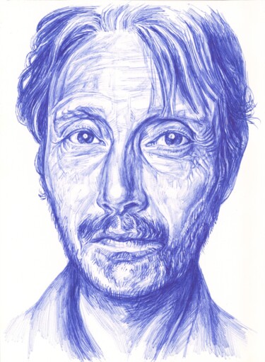 Portrait de l'acteur Mads Mikkelsen.